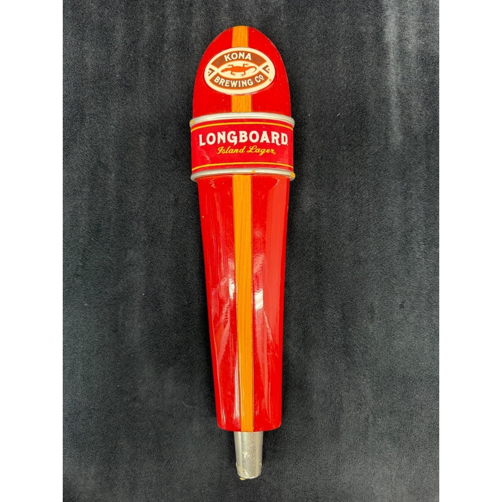 Kona Longboard Island Lager Kona Brewing Co. 12" Tall Beer Tap Handle Bar Decor